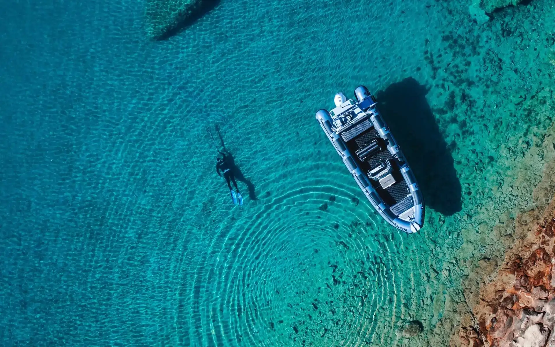 Bourbon City Marine Center boats on the water